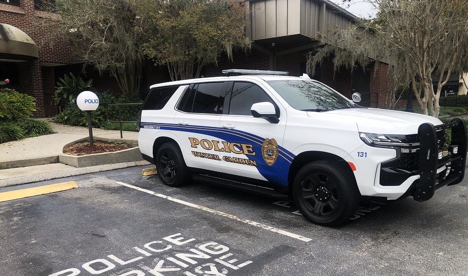 A picture of a police car in Horizon West