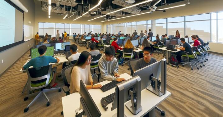 STEM education classroom at Valencia College