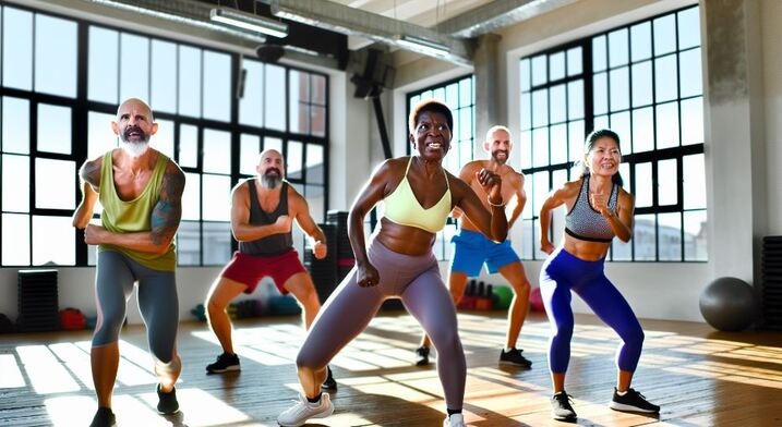 Engaging group fitness classes at Crunch Fitness Winter Garden