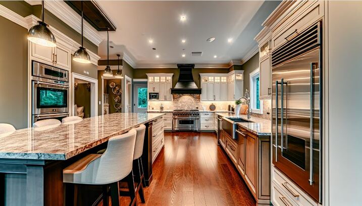 Luxurious kitchen in a Bronsons Landing home