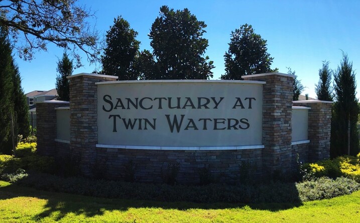 Sanctuary at Twinwaters Entrance Sign