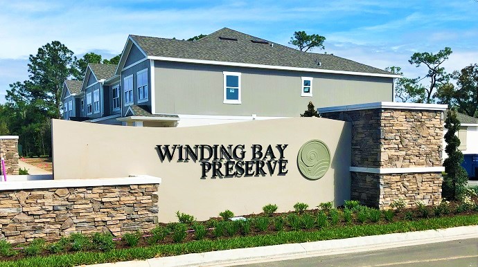 Winding Bay Preserve Entrance