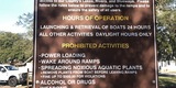 Johns Lake Boat Ramp Prohibited Activities Johns Lake Boat Ramp Prohibited Activities